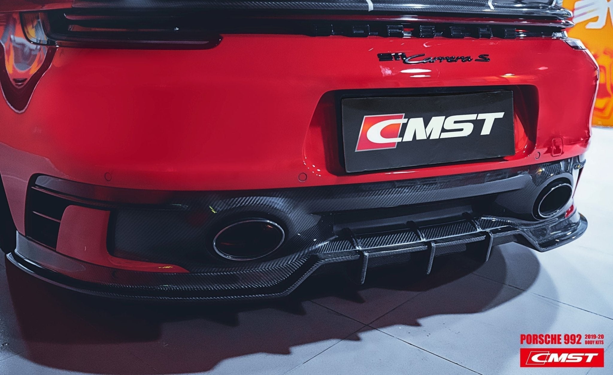 CMST - PORSCHE 911 992 2020+ CARBON FIBRE REAR DIFFUSER - Aero Carbon UK