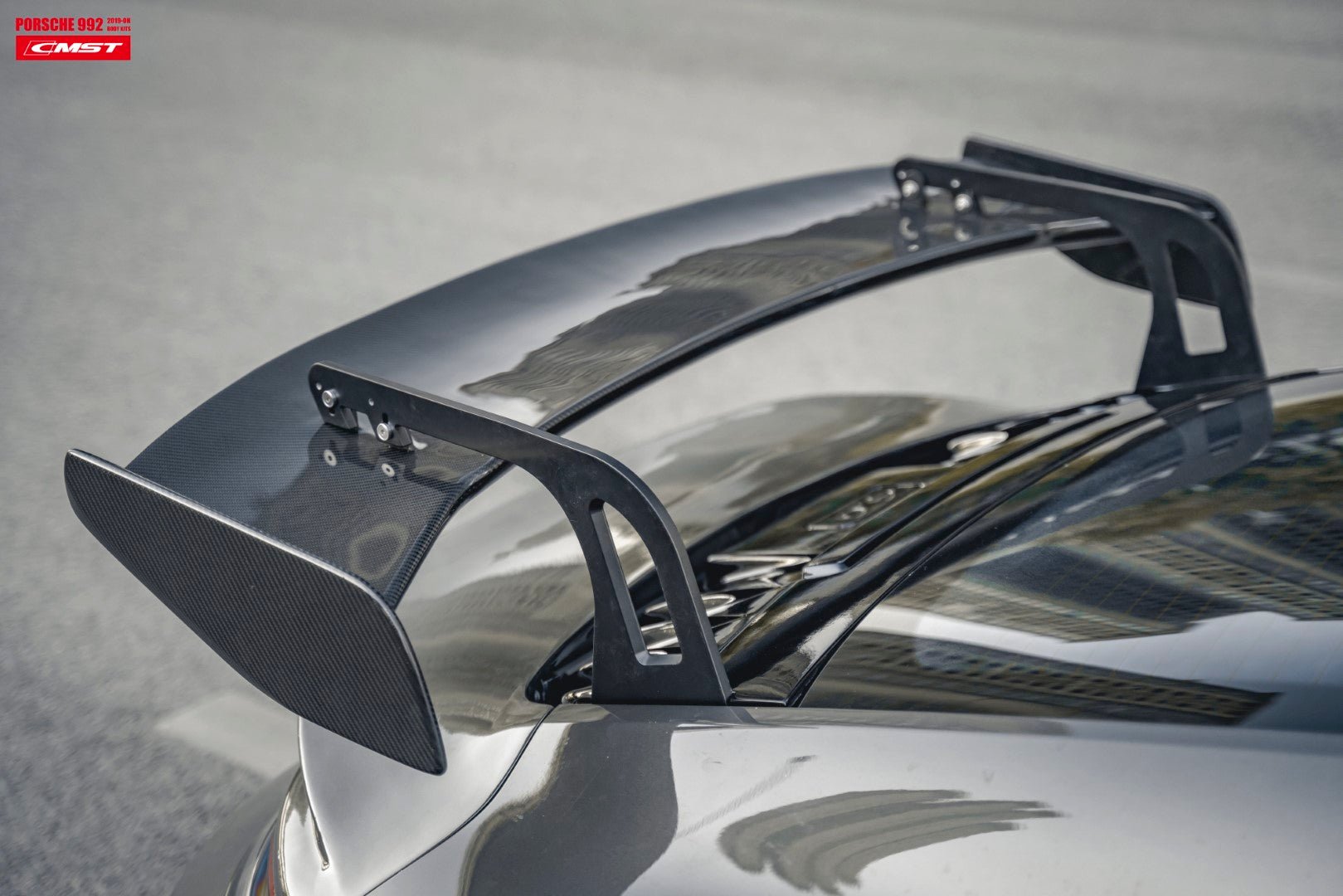 Gt3 Racing Spoiler CMST - PORSCHE 911 992 CARBON FIBRE GT3 STYLE WING SPOILER β Aero Carbon UK