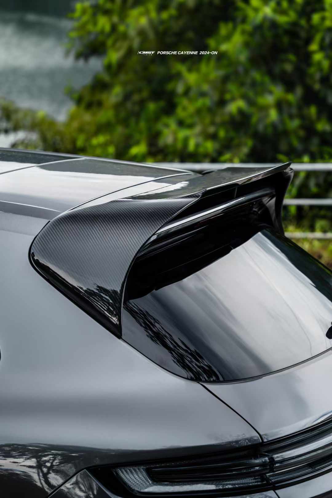 CMST - PORSCHE CAYENNE 2024+ DRY CARBON FIBRE ROOF SPOILER - Aero Carbon UK