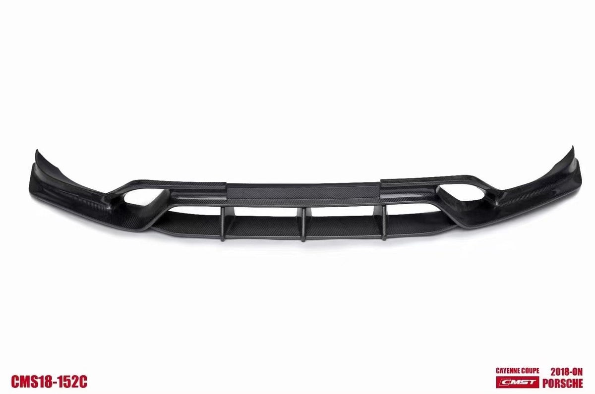 CMST - PORSCHE CAYENNE 9Y0 9Y3 CARBON FIBRE FRONT LIP - Aero Carbon UK