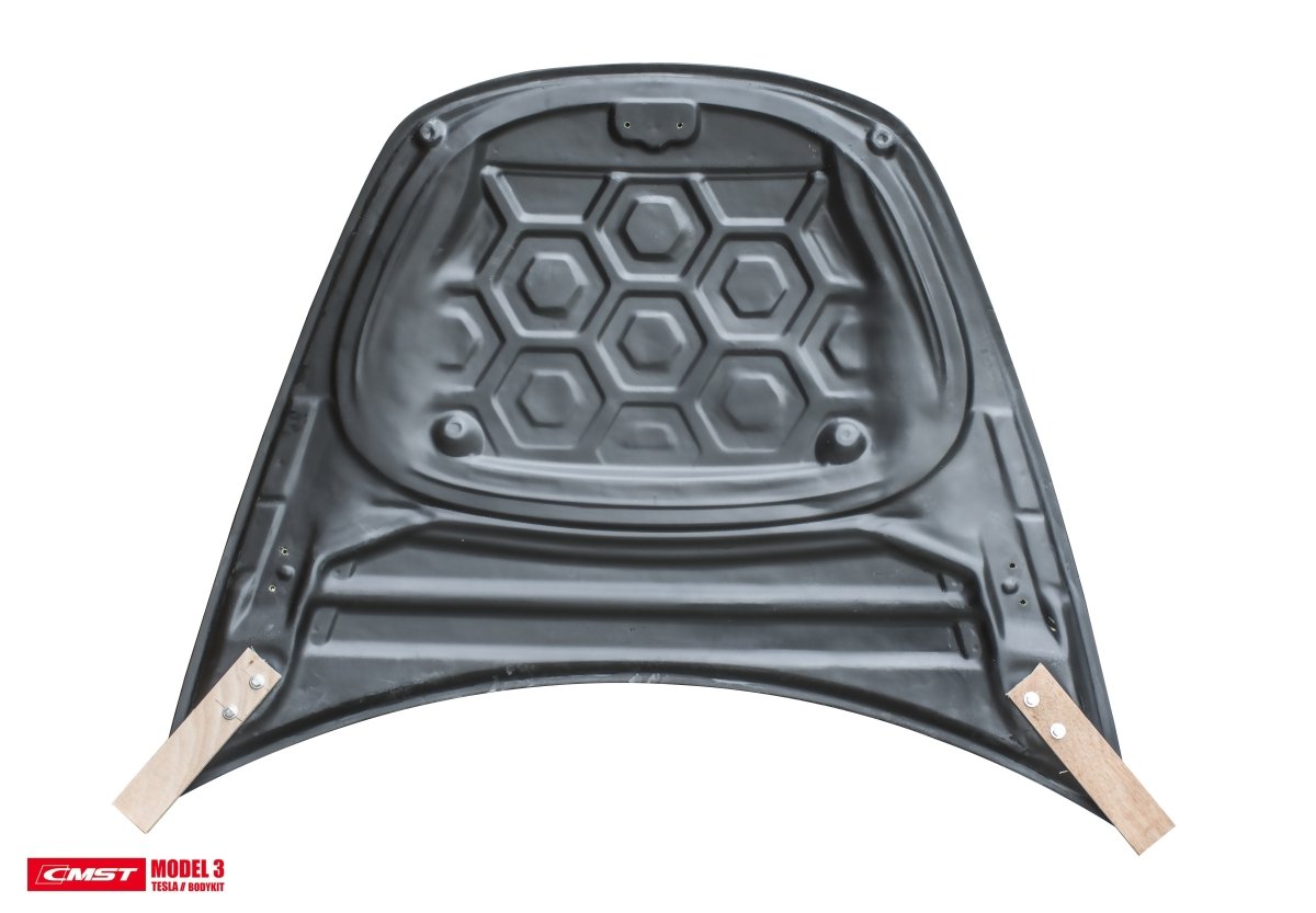 CMST - TESLA MODEL 3 CARBON FIBRE BONNET / HOOD V2 - Aero Carbon UK