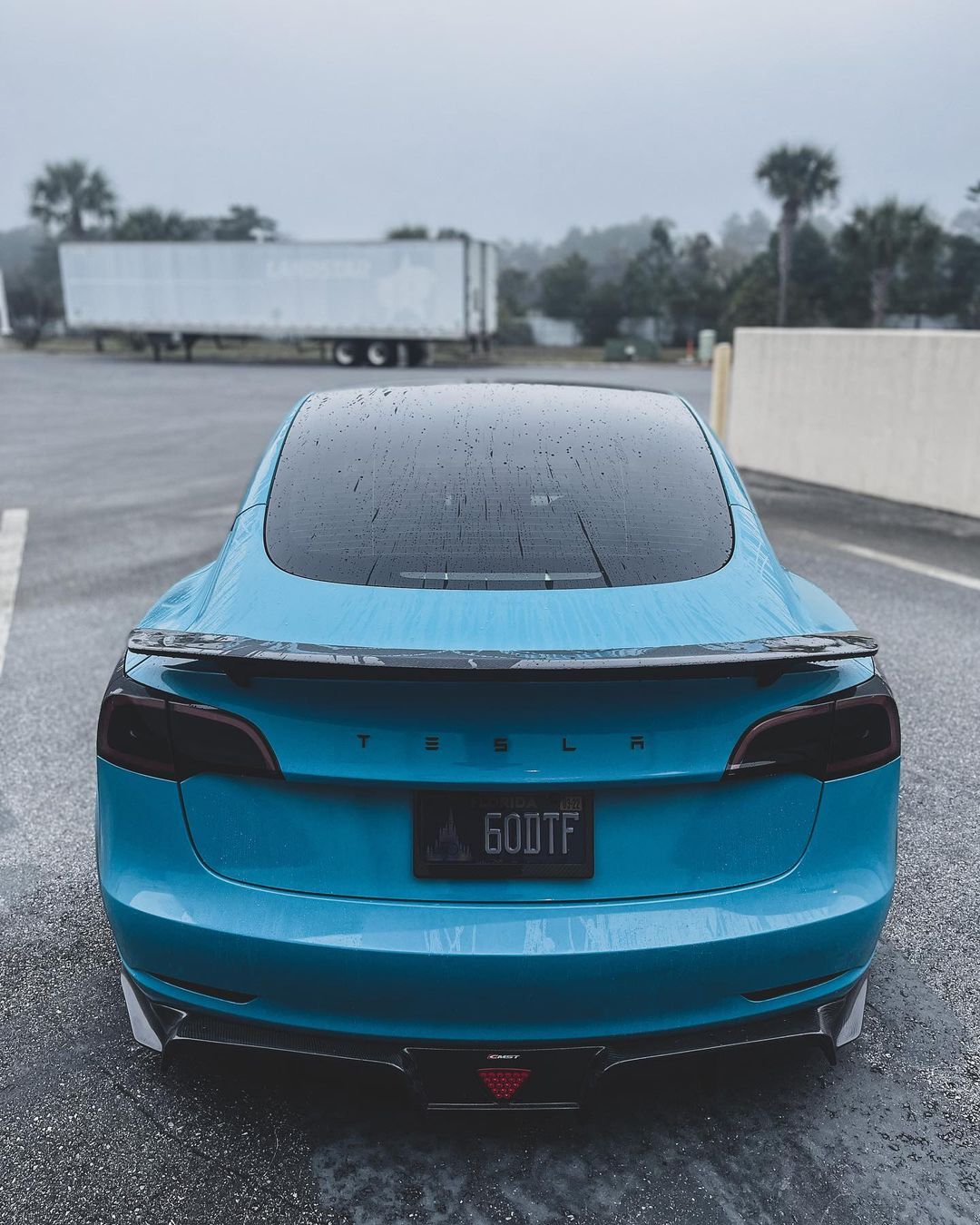 CMST - TESLA MODEL 3 CARBON FIBRE SPOILER V3 - Aero Carbon UK