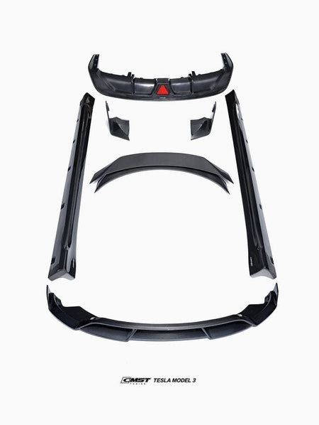 CMST - TESLA MODEL 3 HIGHLAND 2024 + CARBON FIBRE FULL BODY KIT V1 - Aero Carbon UK