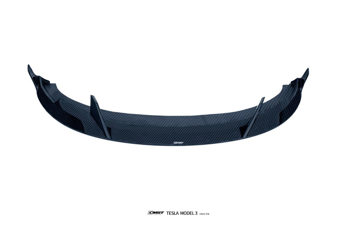 CMST - TESLA MODEL 3 HIGHLAND 2024+ FRONT BUMPER + FRONT LIP HORIZON STYLE - Aero Carbon UK