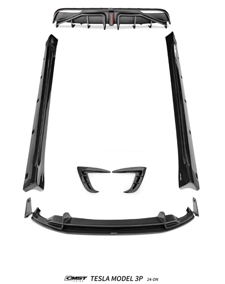 CMST - TESLA MODEL 3P PERFORMANCE HIGHLAND DRY CARBON FIBER BODYKIT - Aero Carbon UK