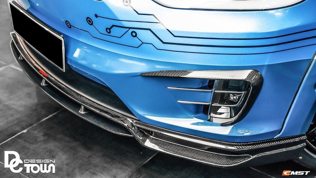 CMST - TESLA MODEL X GEN 1 2016-2021 CARBON FIBRE FRONT UPPER VALENCES - Aero Carbon UK