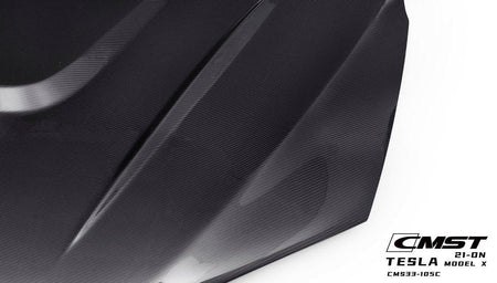 CMST - TESLA MODEL X GEN 1 2016-2021 CARBON FIBRE HOOD BONNET - Aero Carbon UK