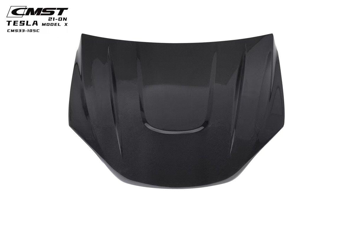 CMST - TESLA MODEL X GEN 1 2016-2021 CARBON FIBRE HOOD BONNET - Aero Carbon UK
