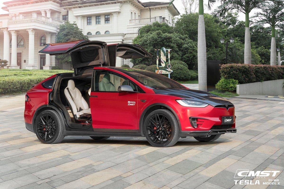 CMST - TESLA MODEL X GEN 1 2016-2021 CARBON FIBRE HOOD BONNET - Aero Carbon UK