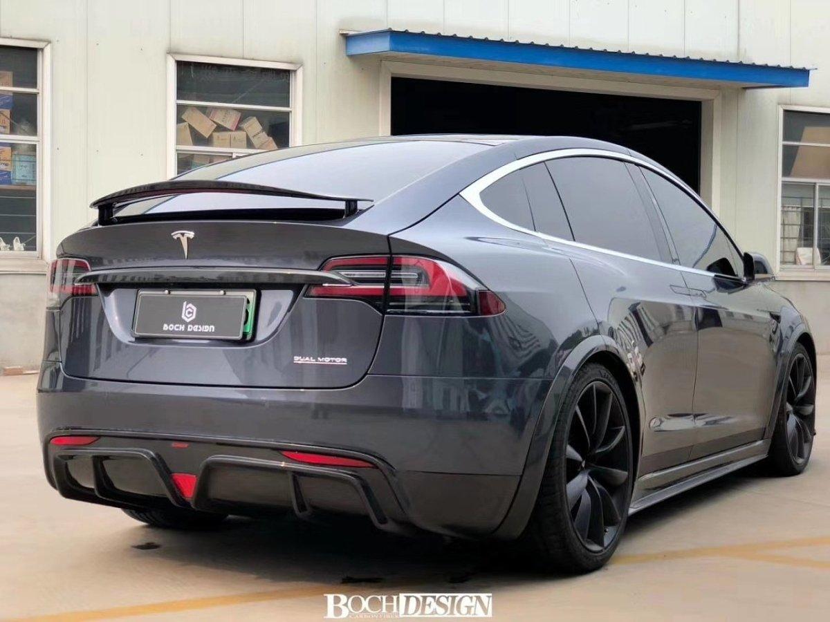 CMST - TESLA MODEL X GEN 1 2016-2021 CARBON FIBRE REAR DIFFUSER - Aero Carbon UK