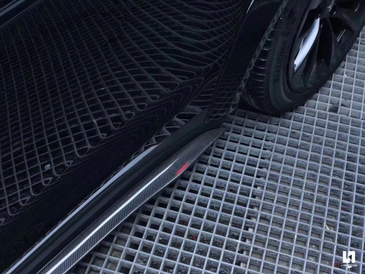 CMST - TESLA MODEL X GEN 1 2016-2021 CARBON FIBRE SIDE SKIRTS - Aero Carbon UK