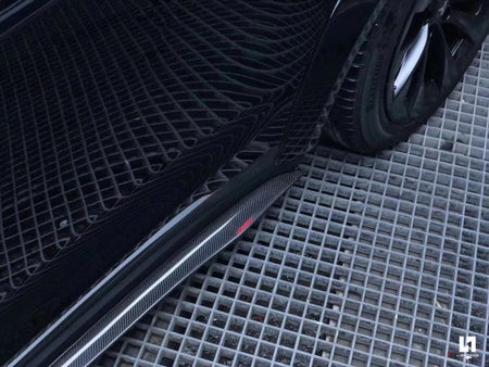 CMST - TESLA MODEL X GEN 1 2016-2021 CARBON FIBRE SIDE SKIRTS - Aero Carbon UK