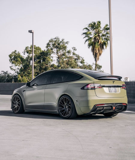 CMST - TESLA MODEL X GEN 1 2016-2021 CARBON FIBRE SIDE SKIRTS - Aero Carbon UK