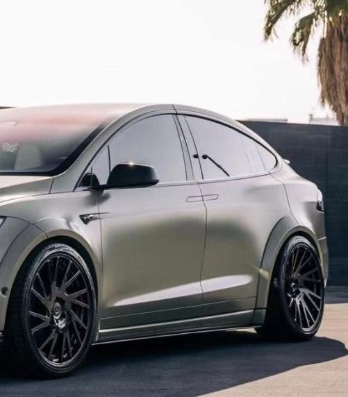 CMST - TESLA MODEL X GEN 1 2016-2021 CARBON FIBRE SIDE SKIRTS - Aero Carbon UK