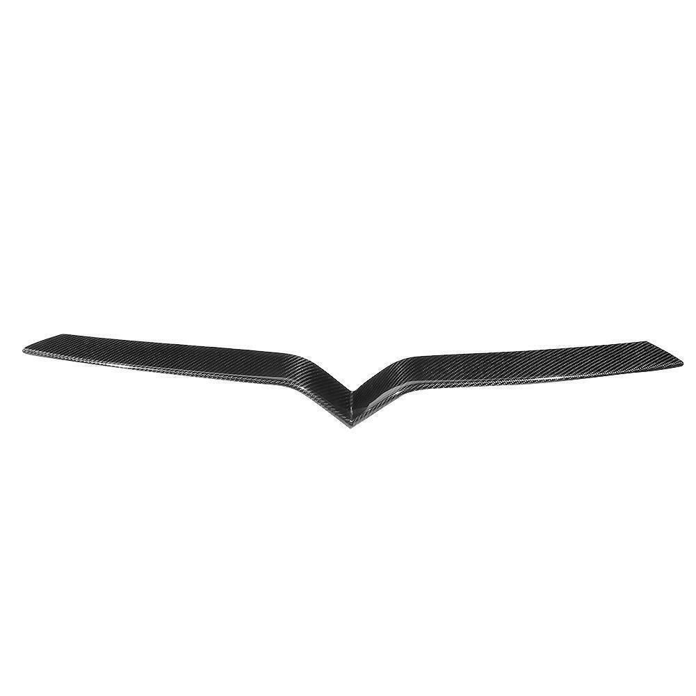 CMST - TESLA MODEL X GEN 1 2016-2021 DRY CARBON FIBRE FRONT GRILL CHROME DELETE - Aero Carbon UK