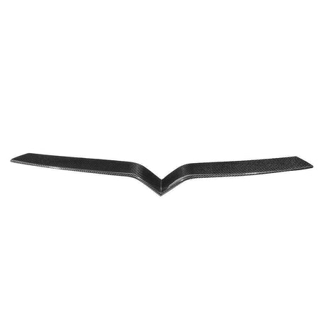 CMST - TESLA MODEL X GEN 1 2016-2021 DRY CARBON FIBRE FRONT GRILL CHROME DELETE - Aero Carbon UK