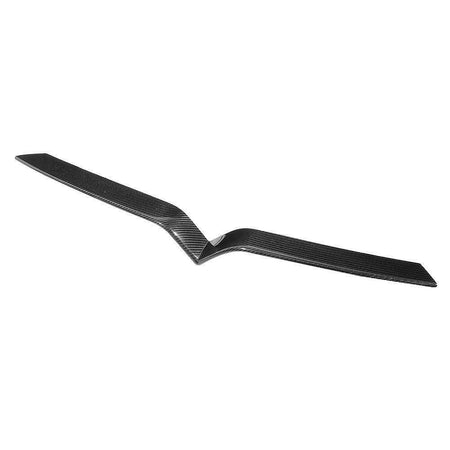 CMST - TESLA MODEL X GEN 1 2016-2021 DRY CARBON FIBRE FRONT GRILL CHROME DELETE - Aero Carbon UK