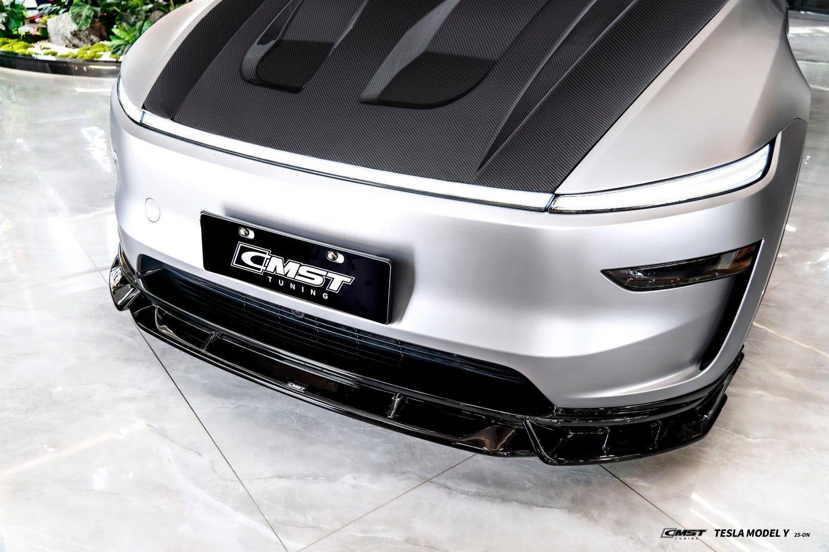 CMST - TESLA MODEL Y JUNIPER 2025+ CARBON FIBER / FRP V1 HOOD BONNET - Aero Carbon UK