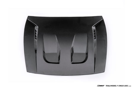 CMST - TESLA MODEL Y JUNIPER 2025+ CARBON FIBER / FRP V1 HOOD BONNET - Aero Carbon UK