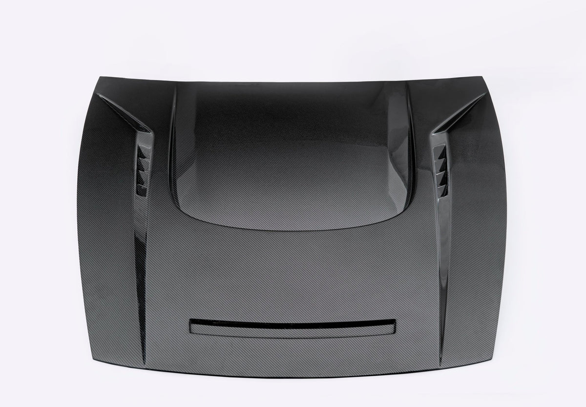 CMST - TESLA MODEL Y JUNIPER 2025+ CARBON FIBER / FRP V2 HOOD BONNET - Aero Carbon UK