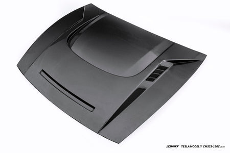 CMST - TESLA MODEL Y JUNIPER 2025+ CARBON FIBER / FRP V2 HOOD BONNET - Aero Carbon UK