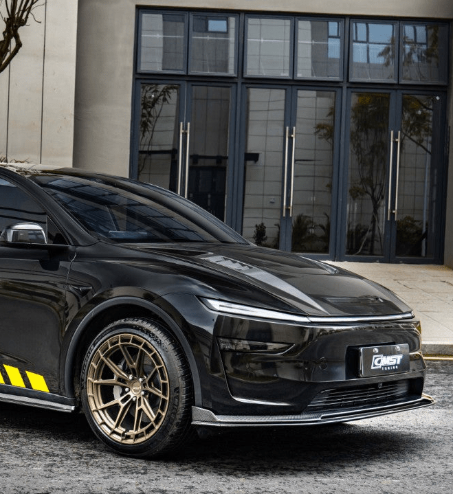 CMST - TESLA MODEL Y JUNIPER 2025+ CARBON FIBER V1 FRONT LIP - Aero Carbon UK