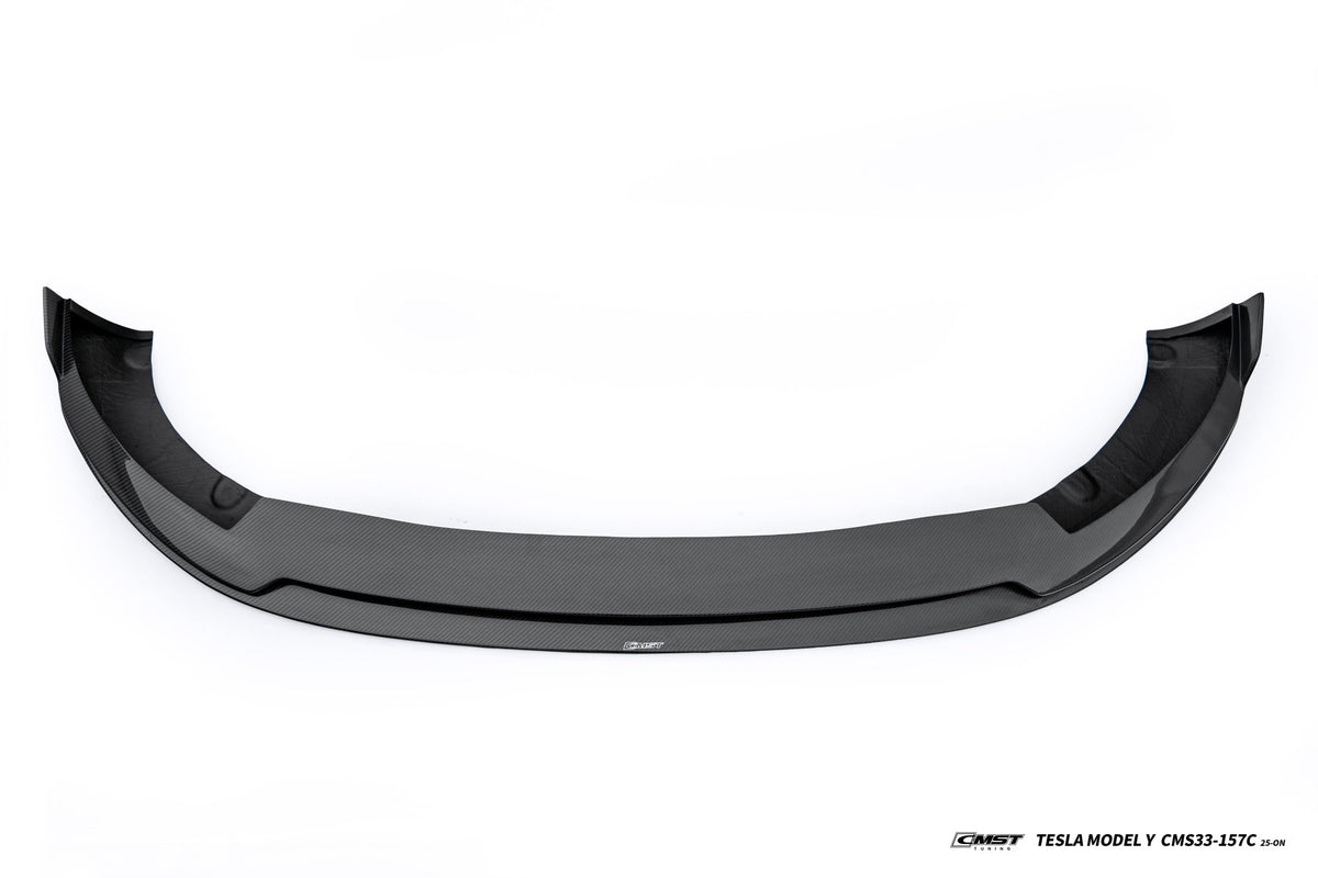 CMST - TESLA MODEL Y JUNIPER 2025+ CARBON FIBER V1 FRONT LIP - Aero Carbon UK