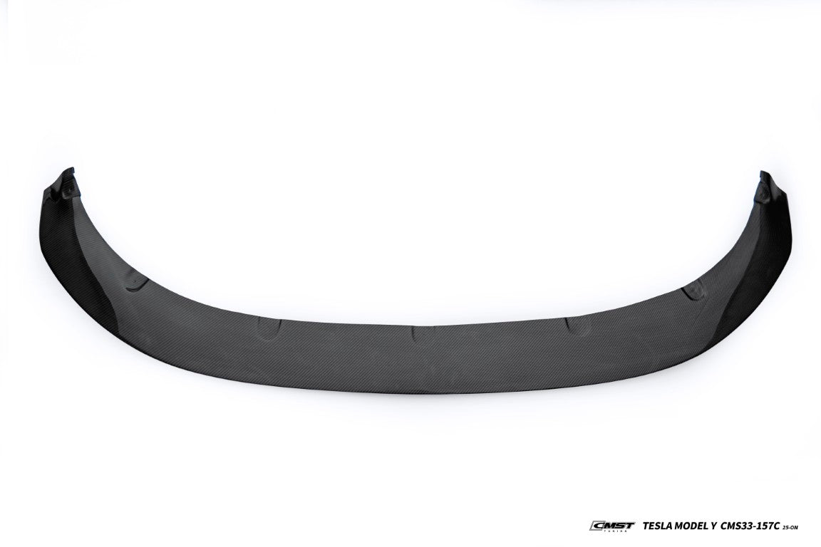 CMST - TESLA MODEL Y JUNIPER 2025+ CARBON FIBER V1 FRONT LIP - Aero Carbon UK