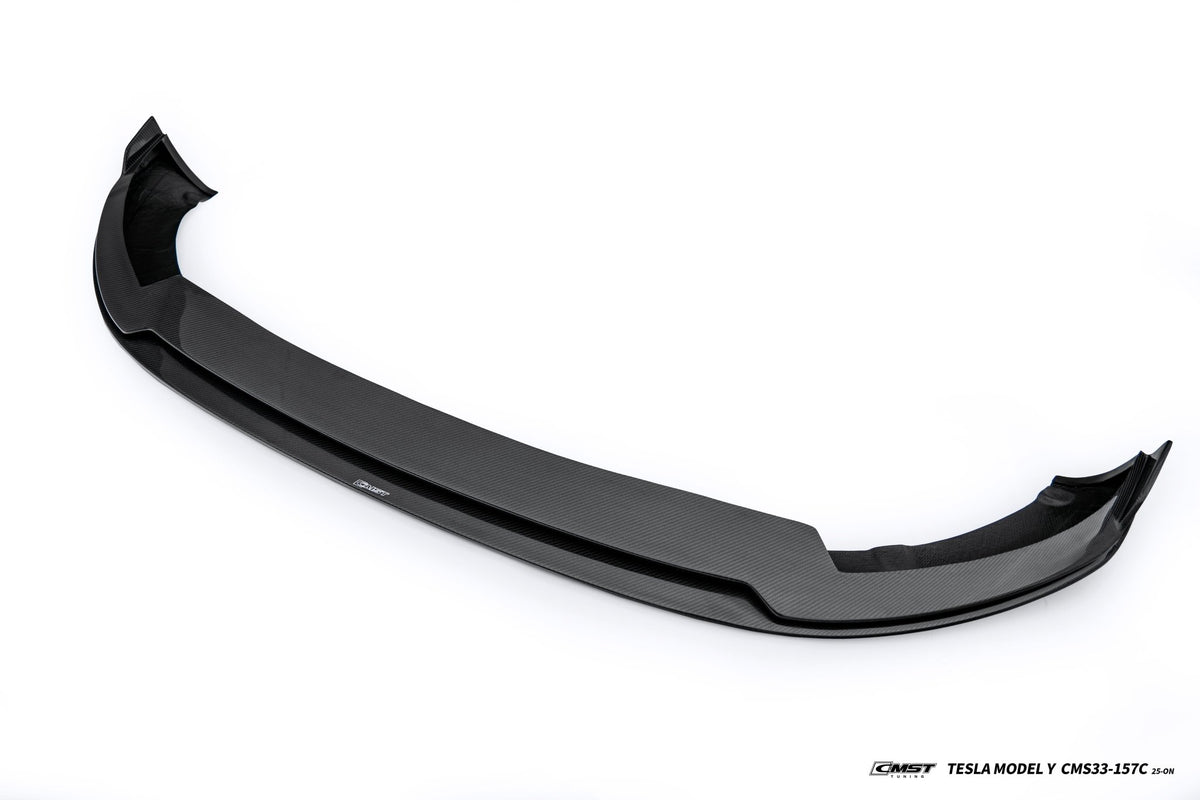 CMST - TESLA MODEL Y JUNIPER 2025+ CARBON FIBER V1 FRONT LIP - Aero Carbon UK