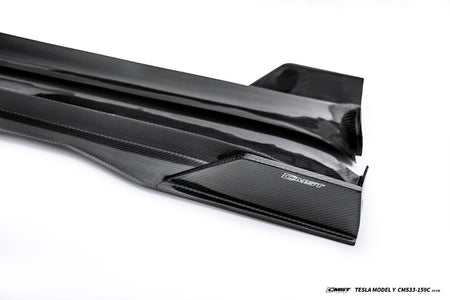 CMST - TESLA MODEL Y JUNIPER 2025+ CARBON FIBER V1 SIDE SKIRTS - Aero Carbon UK