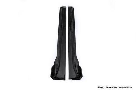 CMST - TESLA MODEL Y JUNIPER 2025+ CARBON FIBER V1 SIDE SKIRTS - Aero Carbon UK