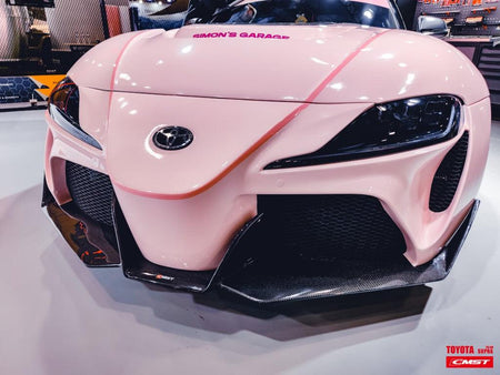 CMST - TOYOTA GR SUPRA A90 A91 FT1 CONVERSION CARBON FIBRE FRONT BUMPER AND LIP - Aero Carbon UK