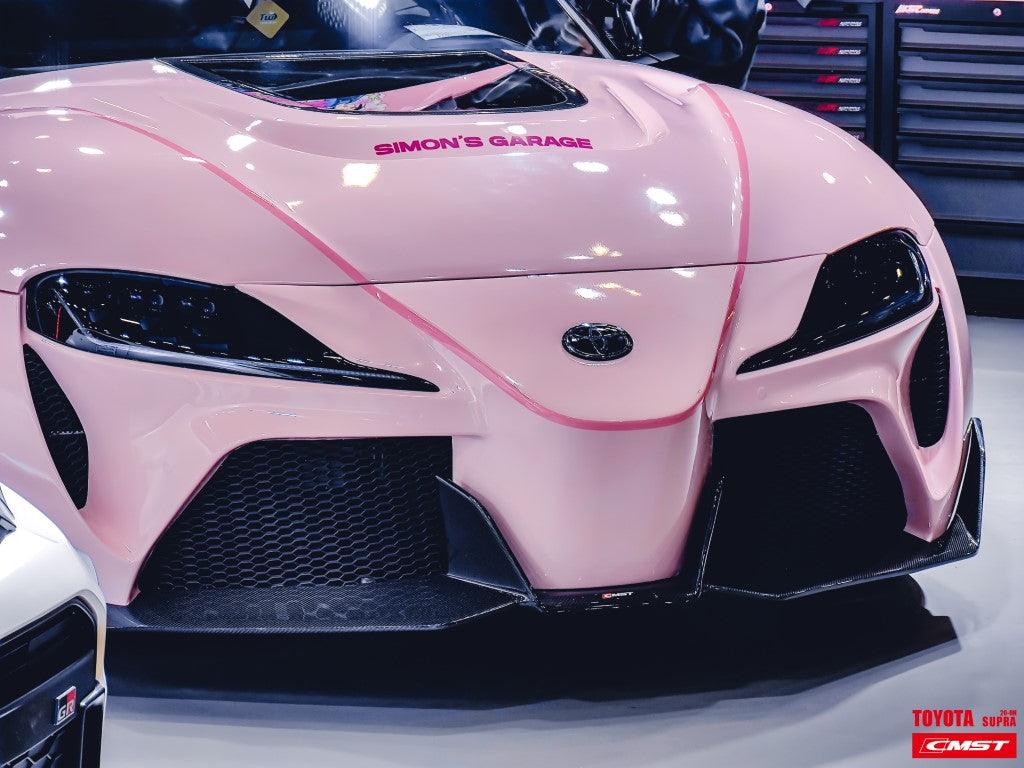 CMST - TOYOTA GR SUPRA A90 A91 FT1 CONVERSION CARBON FIBRE FRONT BUMPER AND LIP - Aero Carbon UK