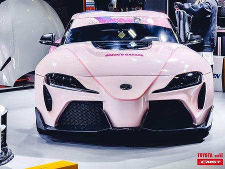 CMST - TOYOTA GR SUPRA A90 A91 FT1 CONVERSION CARBON FIBRE FRONT BUMPER AND LIP - Aero Carbon UK