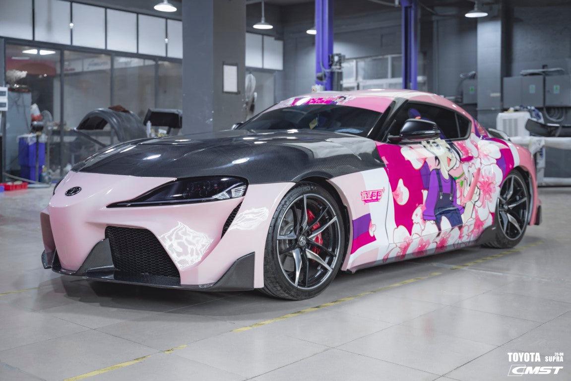 CMST - TOYOTA GR SUPRA A90 A91 FT1 CONVERSION CARBON FIBRE FRONT FENDERS - Aero Carbon UK