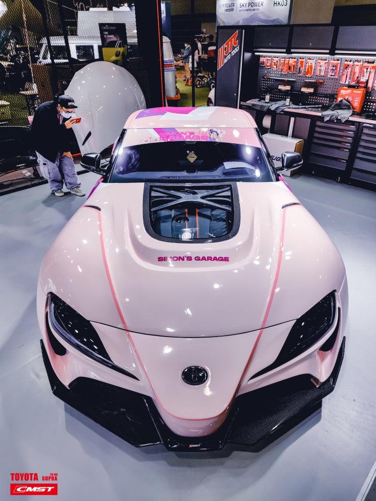 CMST - TOYOTA GR SUPRA A90 A91 FT1 CONVERSION CARBON FIBRE HOOD BONNET - Aero Carbon UK