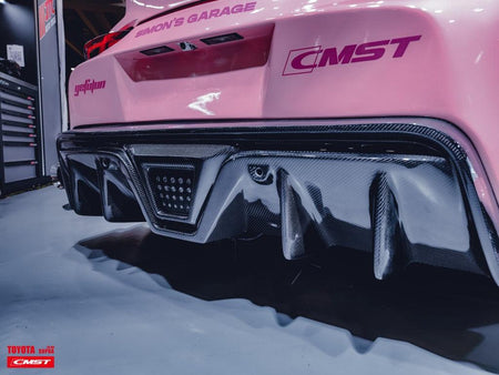 CMST - TOYOTA GR SUPRA A90 A91 FT1 CONVERSION CARBON FIBRE REAR BUMPER AND DIFFUSER - Aero Carbon UK