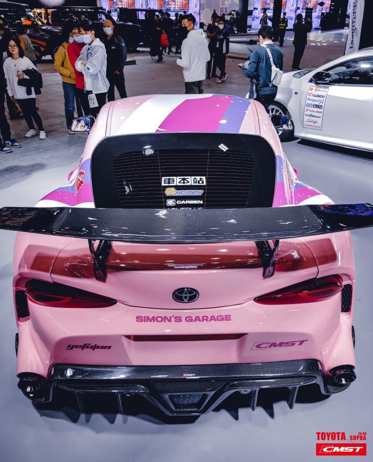 CMST - TOYOTA GR SUPRA A90 A91 FT1 CONVERSION CARBON FIBRE REAR BUMPER AND DIFFUSER - Aero Carbon UK