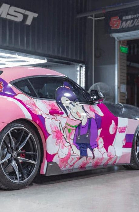 CMST - TOYOTA GR SUPRA A90 A91 FT1 CONVERSION CARBON FIBRE SIDE SKIRTS AND LOWER LIP - Aero Carbon UK