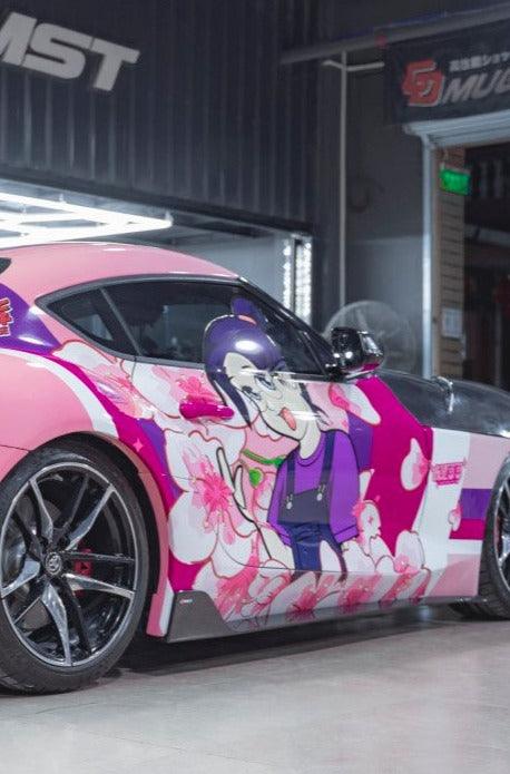 CMST - TOYOTA GR SUPRA A90 A91 FT1 CONVERSION CARBON FIBRE SIDE SKIRTS AND LOWER LIP - Aero Carbon UK