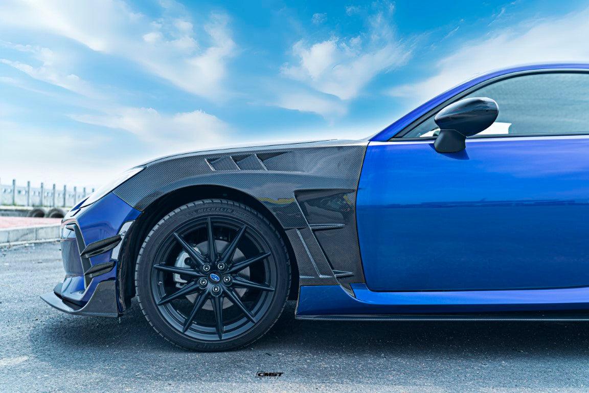 CMST - TOYOTA GR86 ZN8 / SUBARU BRZ ZD8 2022+ CARBON FIBRE V1 FRONT CANARDS - Aero Carbon UK