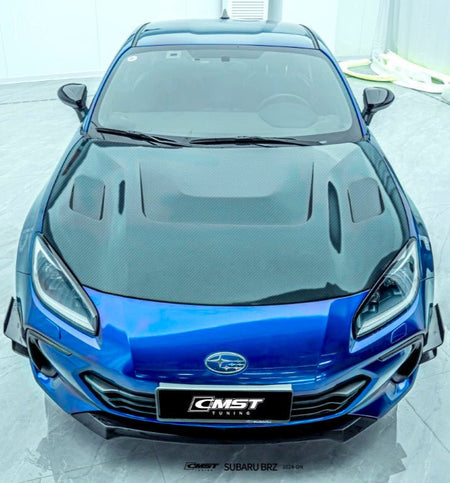 CMST - TOYOTA GR86 ZN8 / SUBARU BRZ ZD8 2022+ CARBON FIBRE V1 HOOD BONNET - Aero Carbon UK