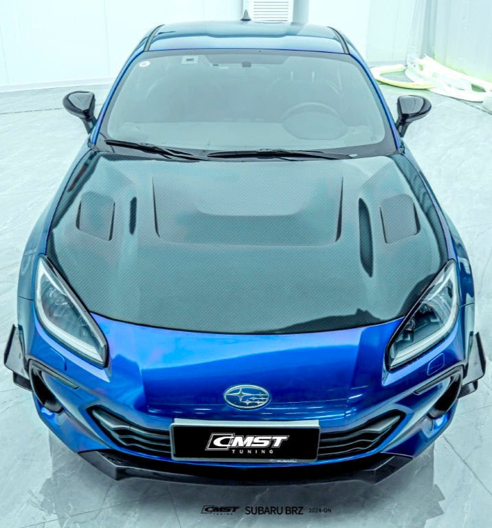 CMST - TOYOTA GR86 ZN8 / SUBARU BRZ ZD8 2022+ CARBON FIBRE V1 HOOD BONNET - Aero Carbon UK