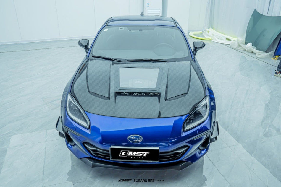 CMST - TOYOTA GR86 ZN8 / SUBARU BRZ ZD8 2022+ CARBON FIBRE V2 HOOD BONNET - Aero Carbon UK
