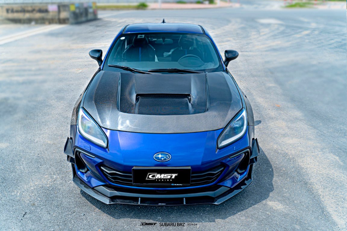 CMST - TOYOTA GR86 ZN8 / SUBARU BRZ ZD8 2022+ CARBON FIBRE V3 HOOD BONNET - Aero Carbon UK
