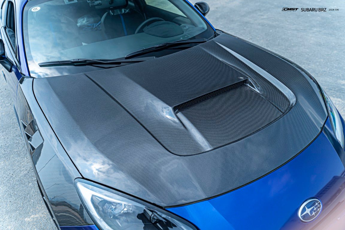 CMST - TOYOTA GR86 ZN8 / SUBARU BRZ ZD8 2022+ CARBON FIBRE V3 HOOD BONNET - Aero Carbon UK