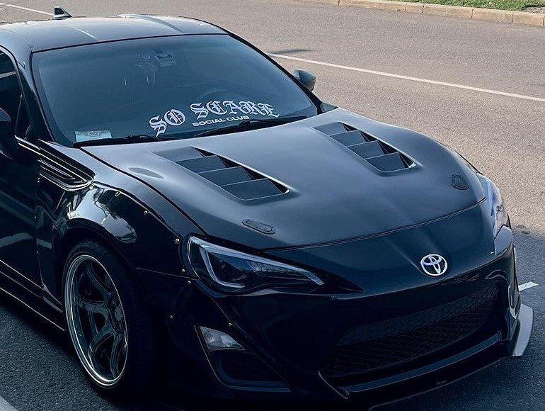 CMST - TOYOTA GT86 ZN6 2013-2020 CARBON FIBRE V2 VENTED HOOD BONNET - Aero Carbon UK