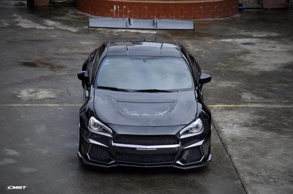 CMST - TOYOTA GT86 ZN6 2013-2020 CARBON FIBRE V4 TRANSPARENT HOOD BONNET - Aero Carbon UK