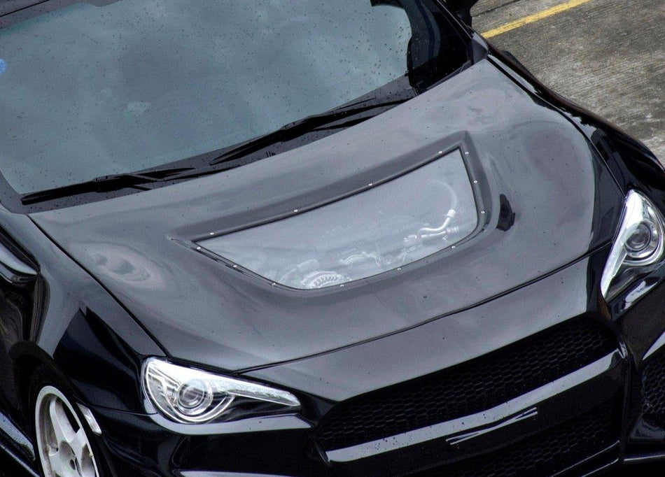 CMST - TOYOTA GT86 ZN6 2013-2020 CARBON FIBRE V4 TRANSPARENT HOOD BONNET - Aero Carbon UK