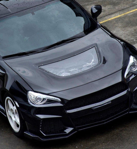CMST - TOYOTA GT86 ZN6 2013-2020 CARBON FIBRE V4 TRANSPARENT HOOD BONNET - Aero Carbon UK